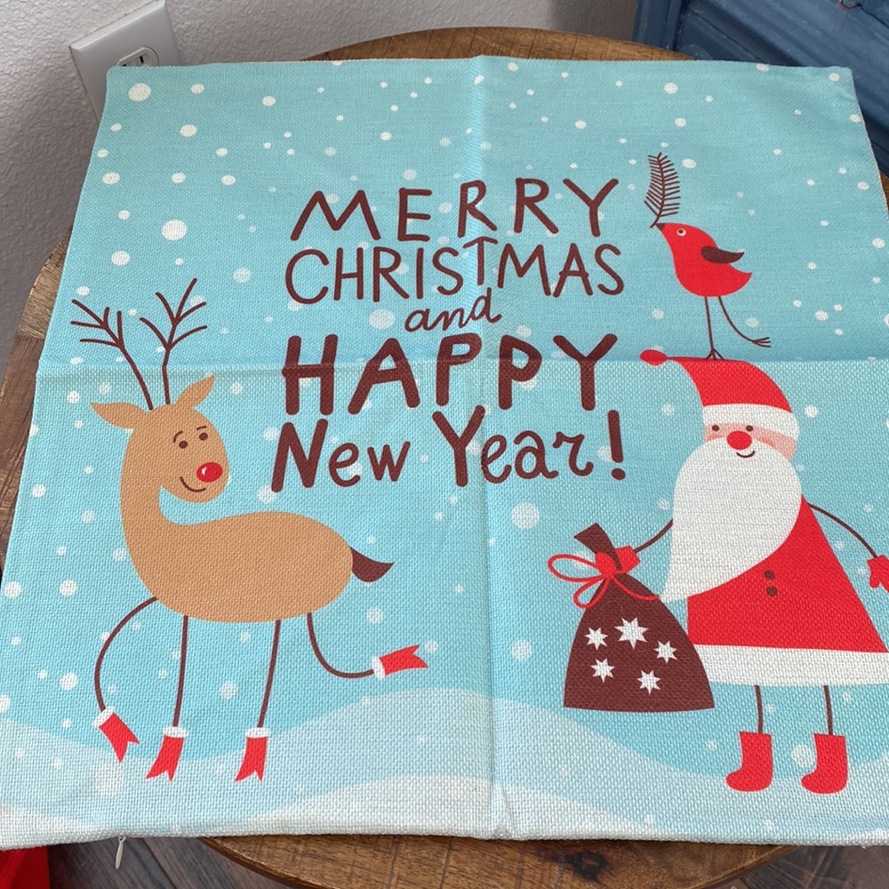 Set of 2, 18 x 18 holiday pillow cases